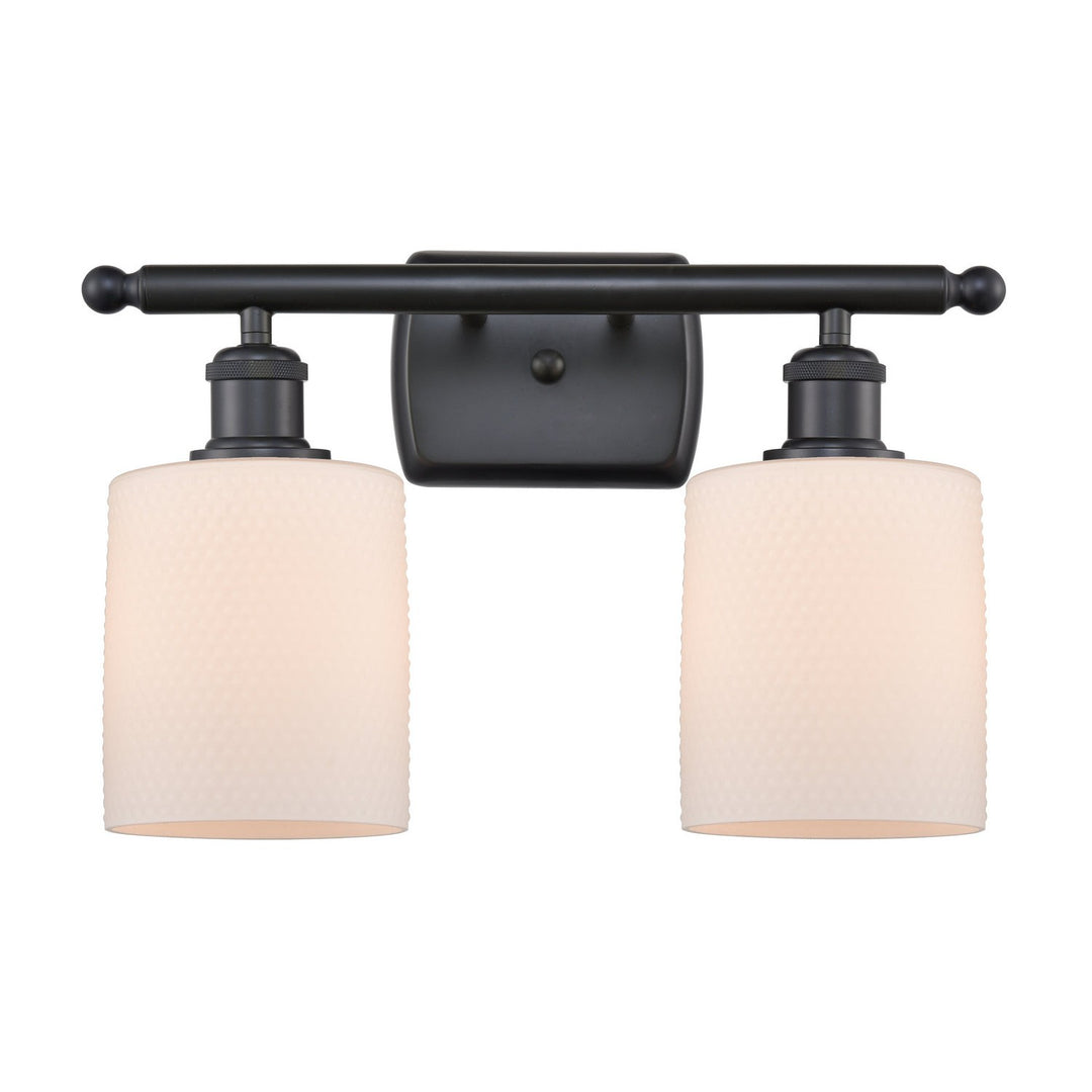 Innovations Ballston 516-2W-BK-G111 Bath Vanity Light 16 in. wide - Matte Black