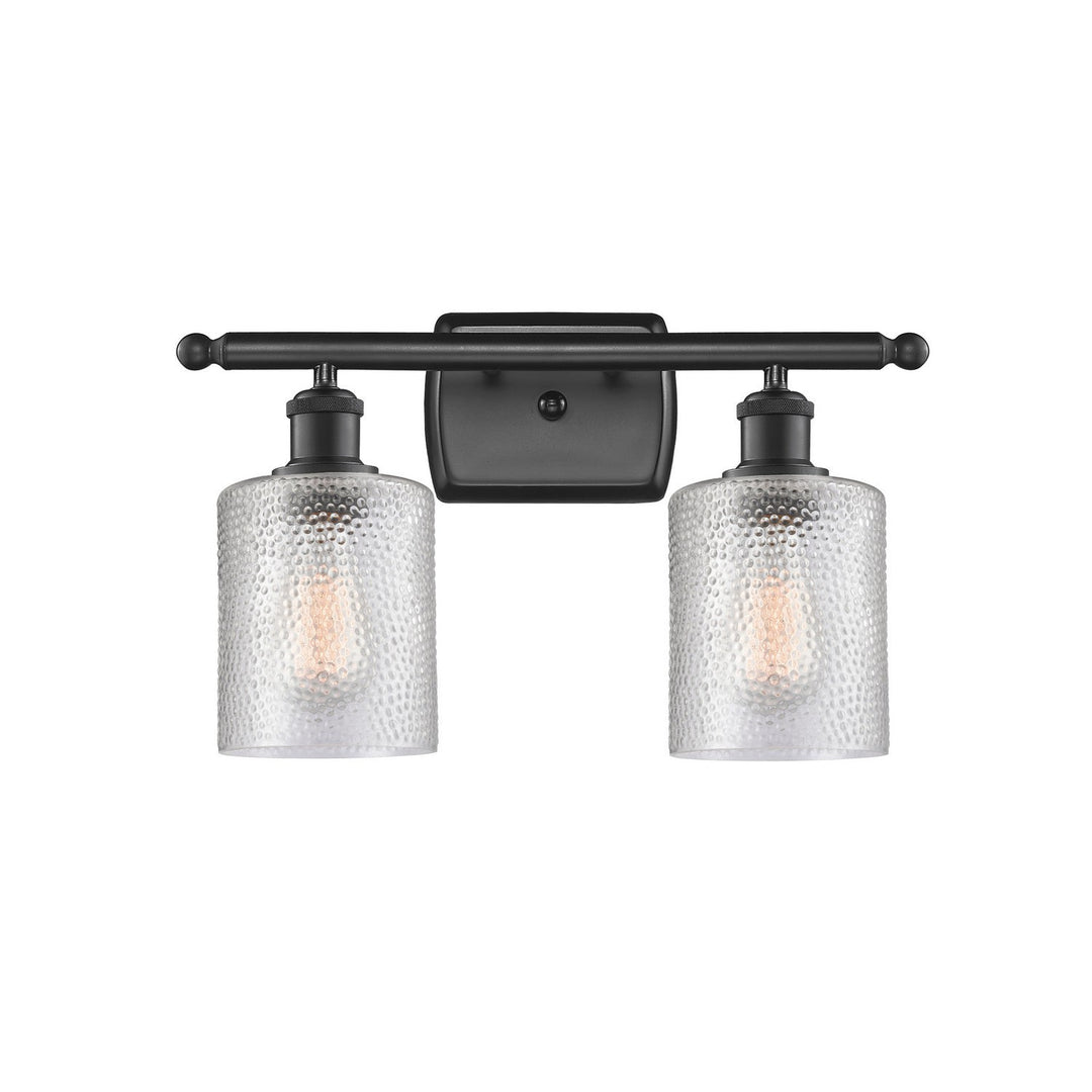 Innovations Ballston 516-2W-BK-G112-LED Bath Vanity Light 16 in. wide - Matte Black