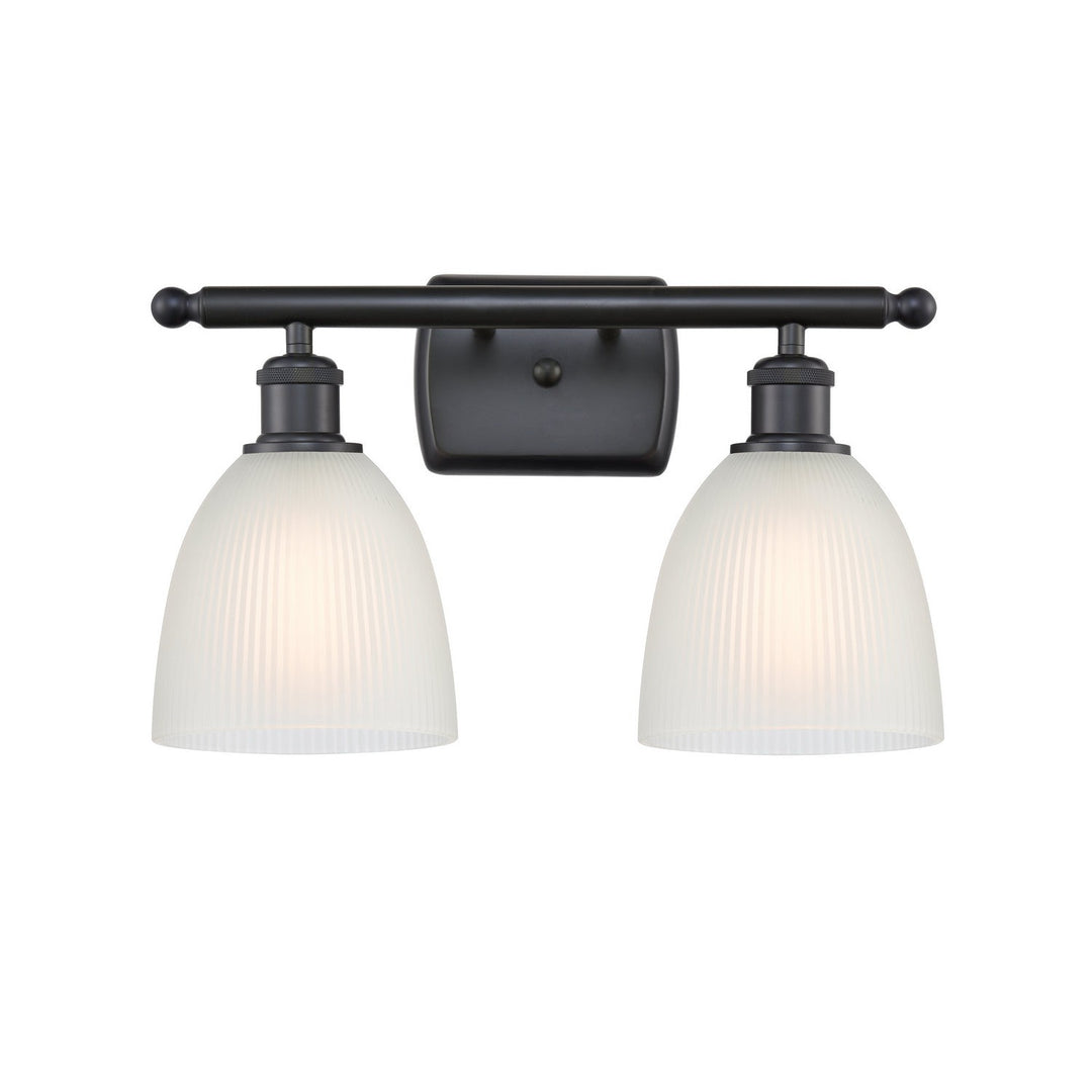 Innovations Ballston 516-2W-BK-G381-LED Bath Vanity Light 16 in. wide - Matte Black