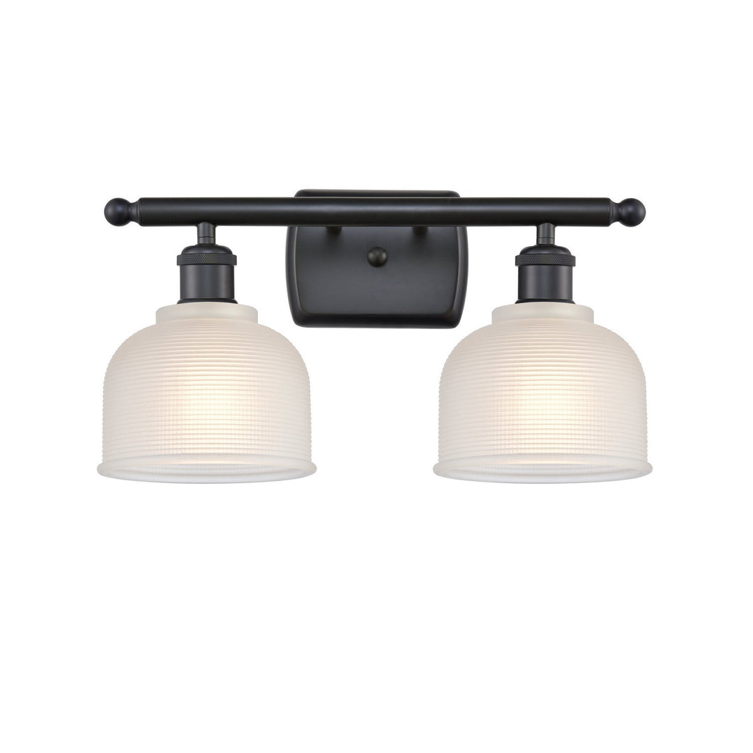 Innovations Ballston 516-2W-BK-G411 Bath Vanity Light 16 in. wide - Matte Black