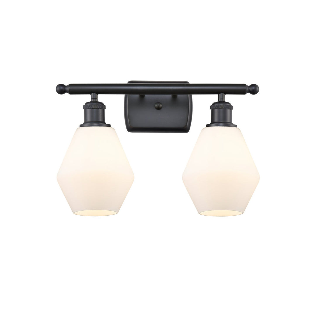 Innovations Ballston 516-2W-BK-G651-6 Bath Vanity Light 16 in. wide - Matte Black