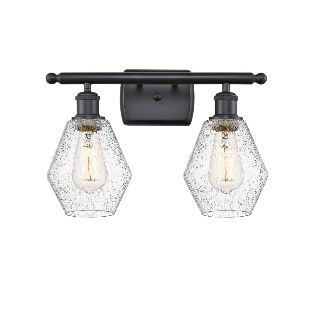 Innovations Ballston 516-2W-BK-G654-6-LED Bath Vanity Light 16 in. wide - Matte Black