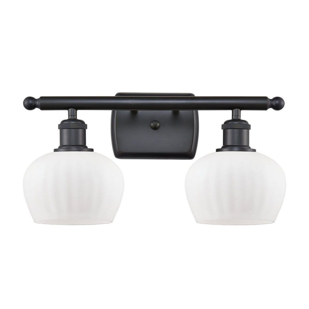 Innovations Ballston 516-2W-BK-G91 Bath Vanity Light 16 in. wide - Matte Black