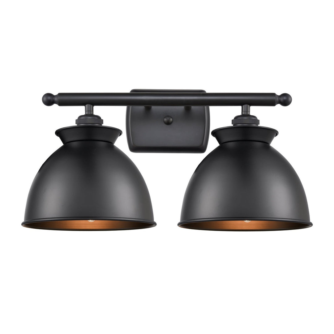 Innovations Ballston 516-2W-BK-M14-BK Bath Vanity Light 18 in. wide - Matte Black