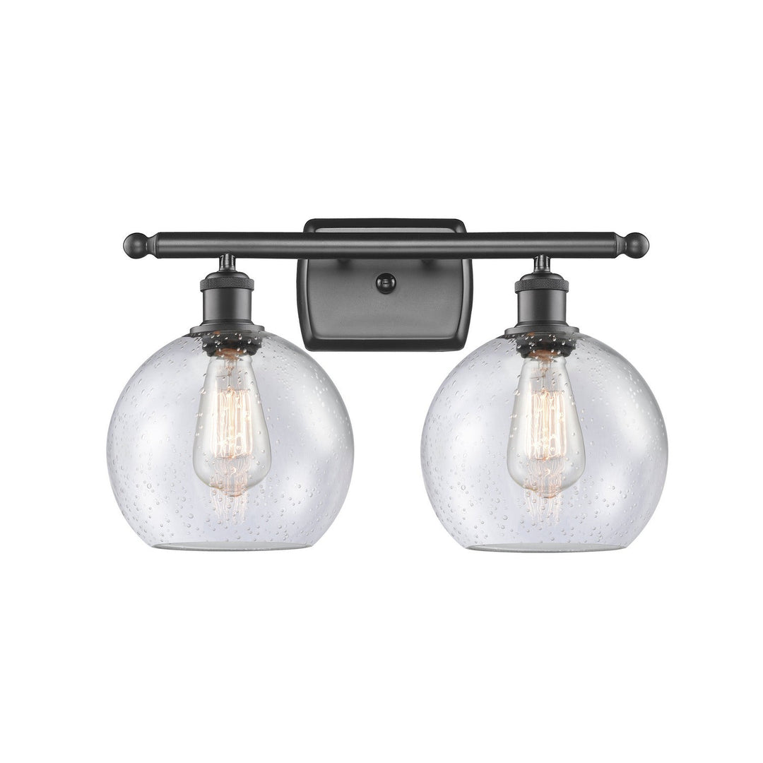 Innovations Ballston 516-2W-OB-G124-8 Bath Vanity Light 18 in. wide - Oil Rubbed Bronze