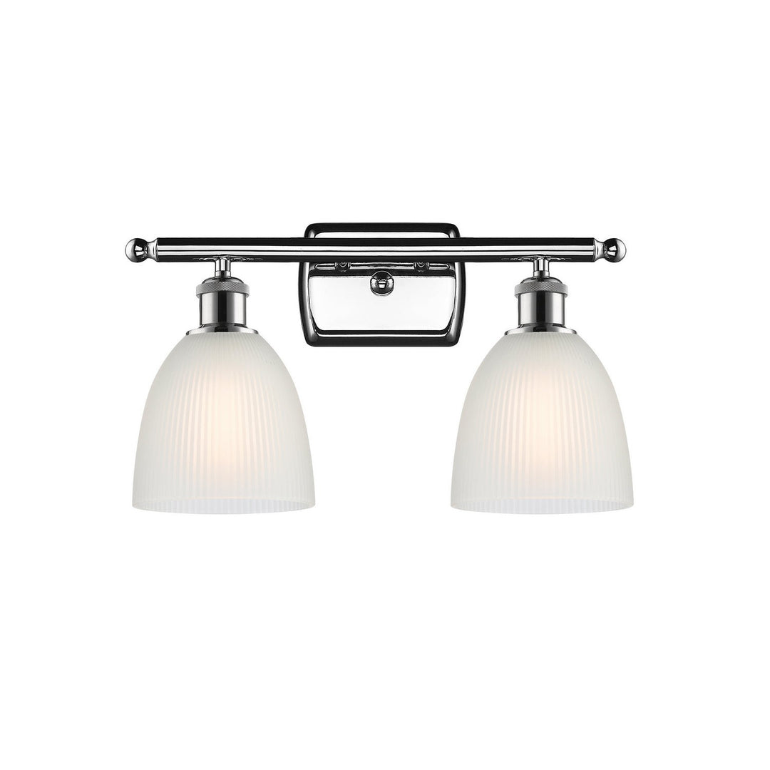 Innovations Ballston 516-2W-PC-G381-LED Bath Vanity Light 16 in. wide - Polished Chrome