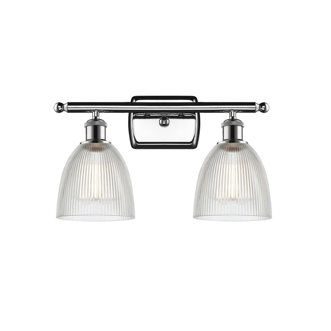 Innovations Ballston 516-2W-PC-G382 Bath Vanity Light 16 in. wide - Polished Chrome