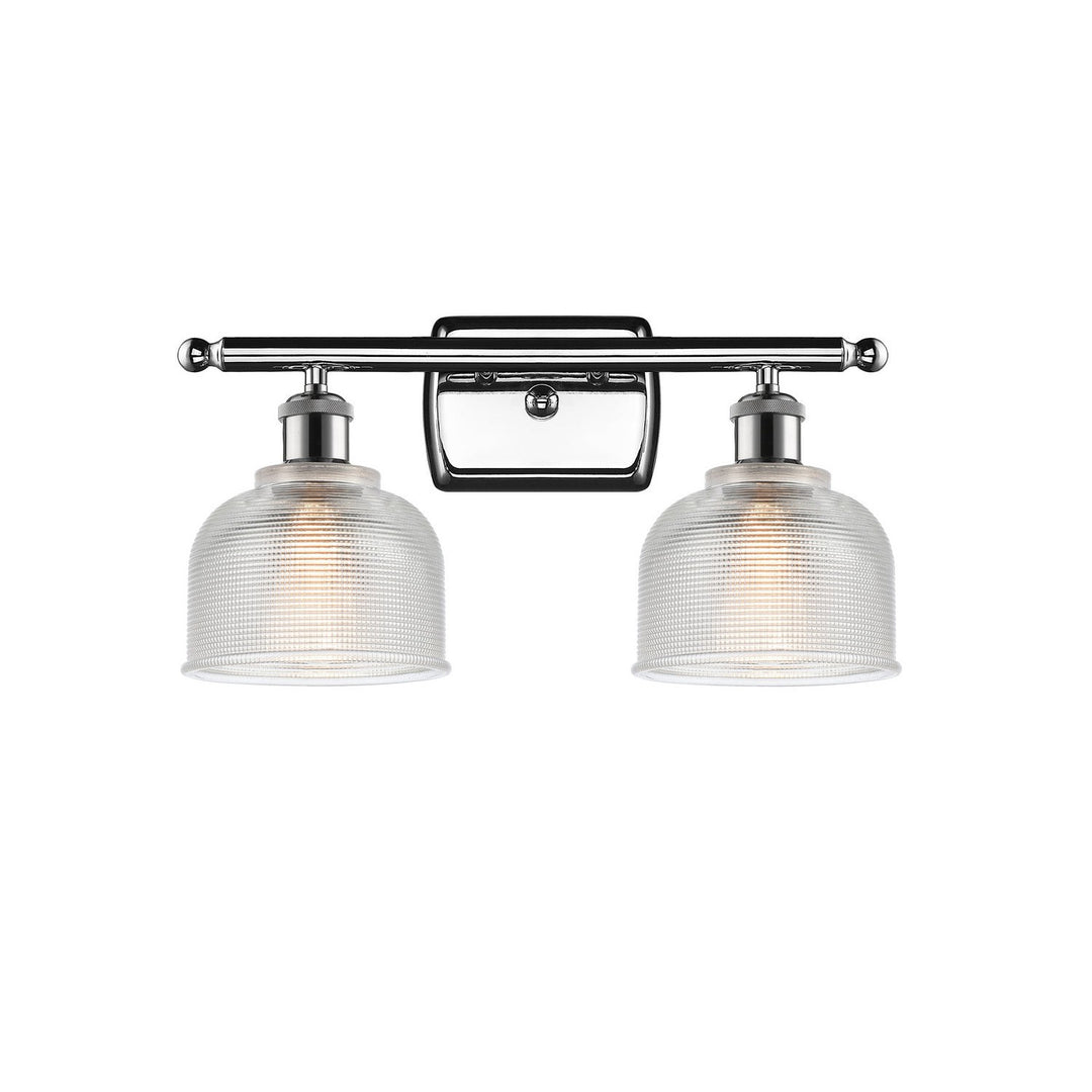 Innovations Ballston 516-2W-PC-G412 Bath Vanity Light 16 in. wide - Polished Chrome