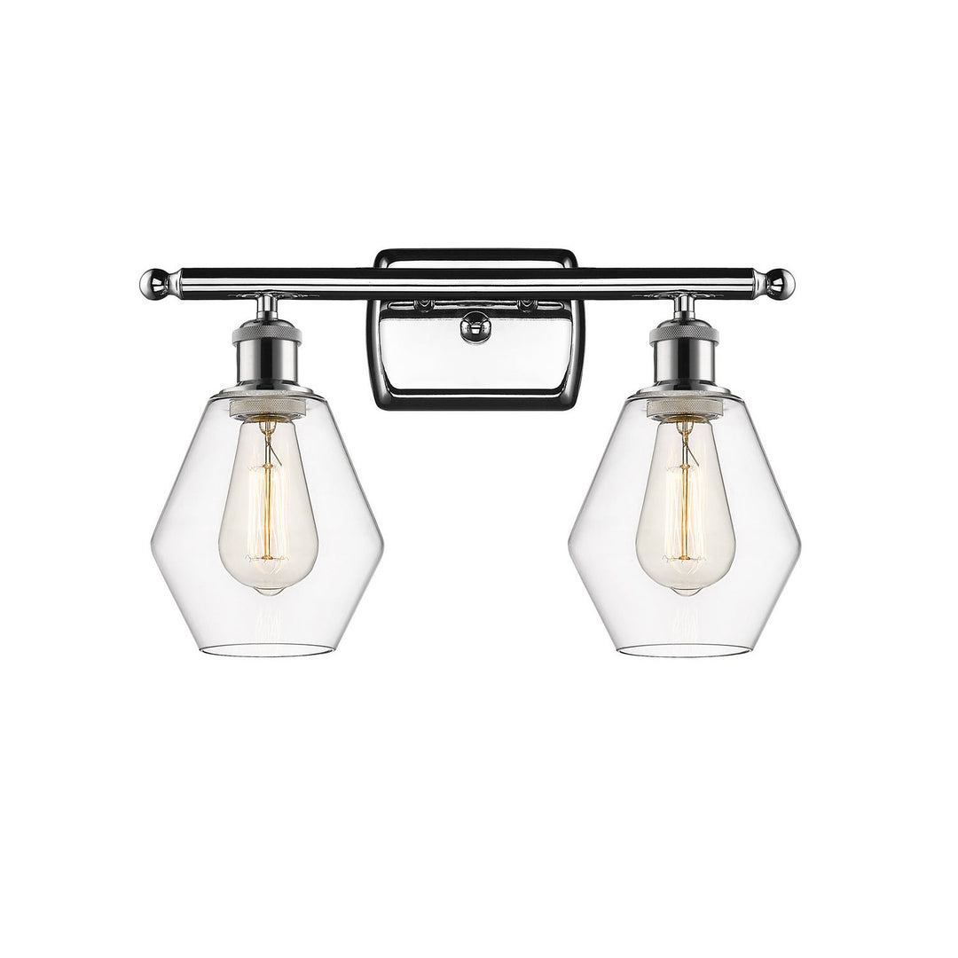 Innovations Ballston 516-2W-PC-G652-6-LED Bath Vanity Light 16 in. wide - Polished Chrome