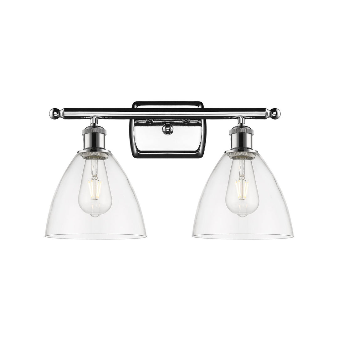 Innovations Ballston 516-2W-PC-GBD-752 Bath Vanity Light 18 in. wide - Polished Chrome