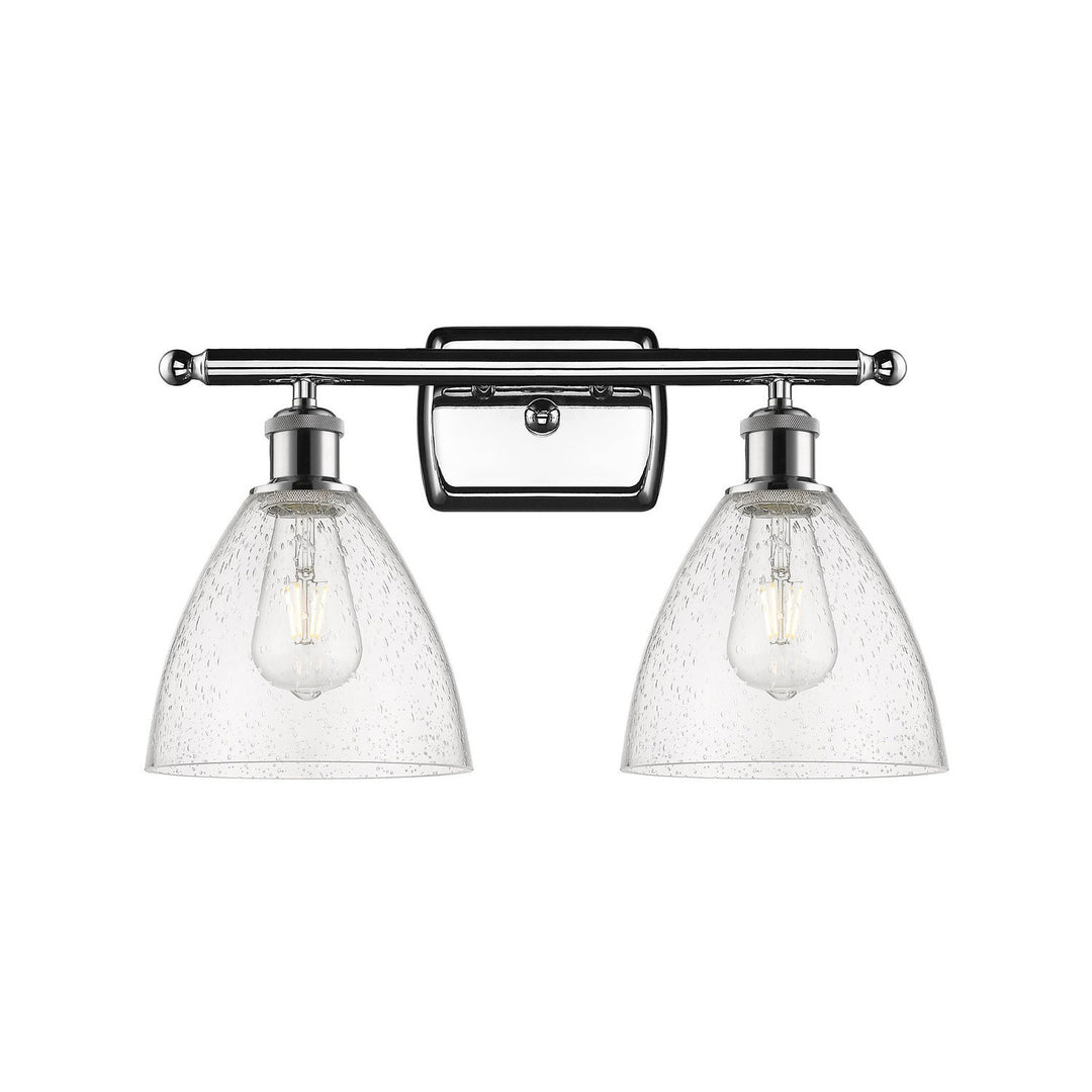 Innovations Ballston 516-2W-PC-GBD-754 Bath Vanity Light 18 in. wide - Polished Chrome