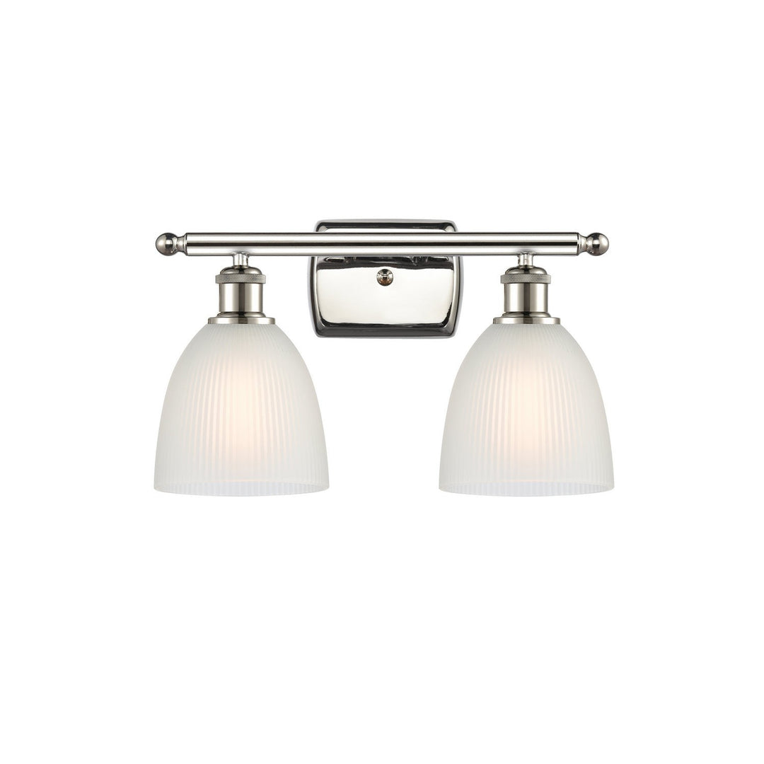 Innovations Ballston 516-2W-PN-G381 Bath Vanity Light 16 in. wide - Polished Nickel