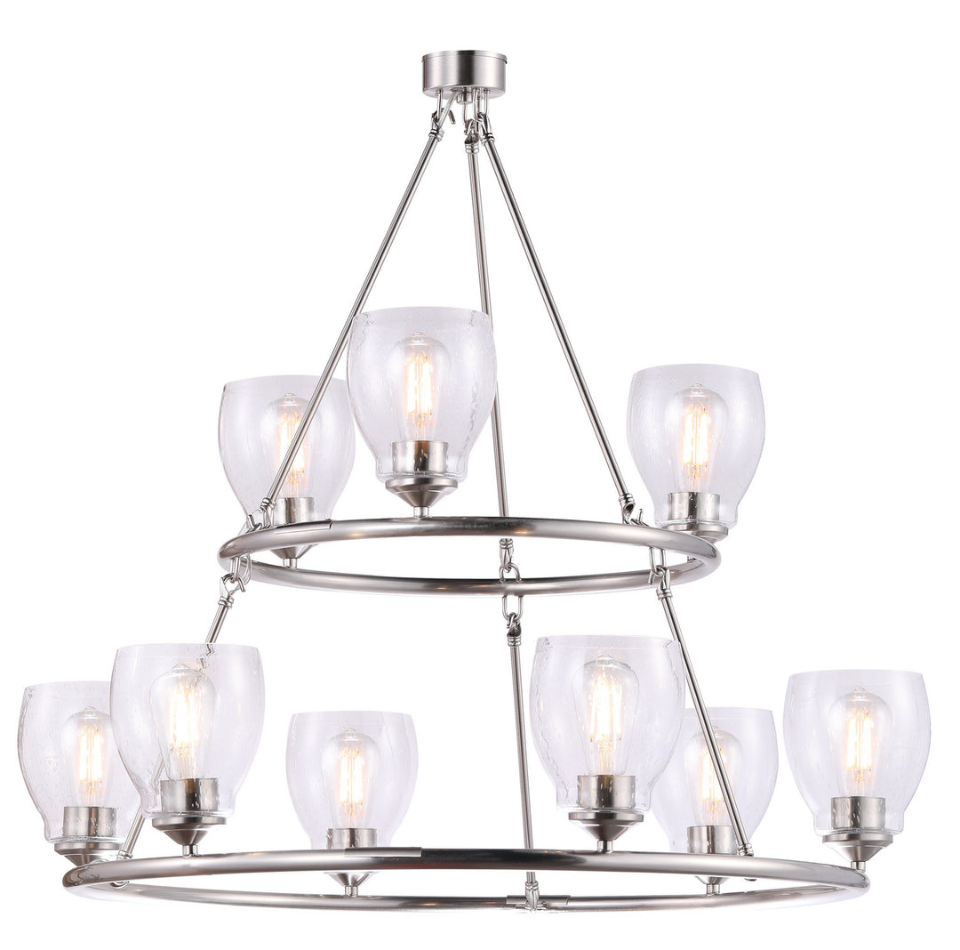 Minka-Lavery Winsley 2439-84 Chandelier Light - Brushed Nickel