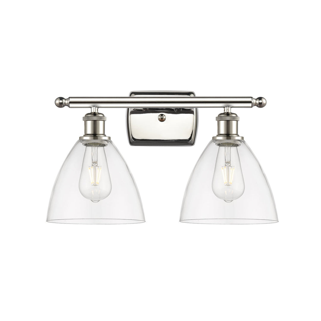 Innovations Ballston 516-2W-PN-GBD-752 Bath Vanity Light 18 in. wide - Polished Nickel