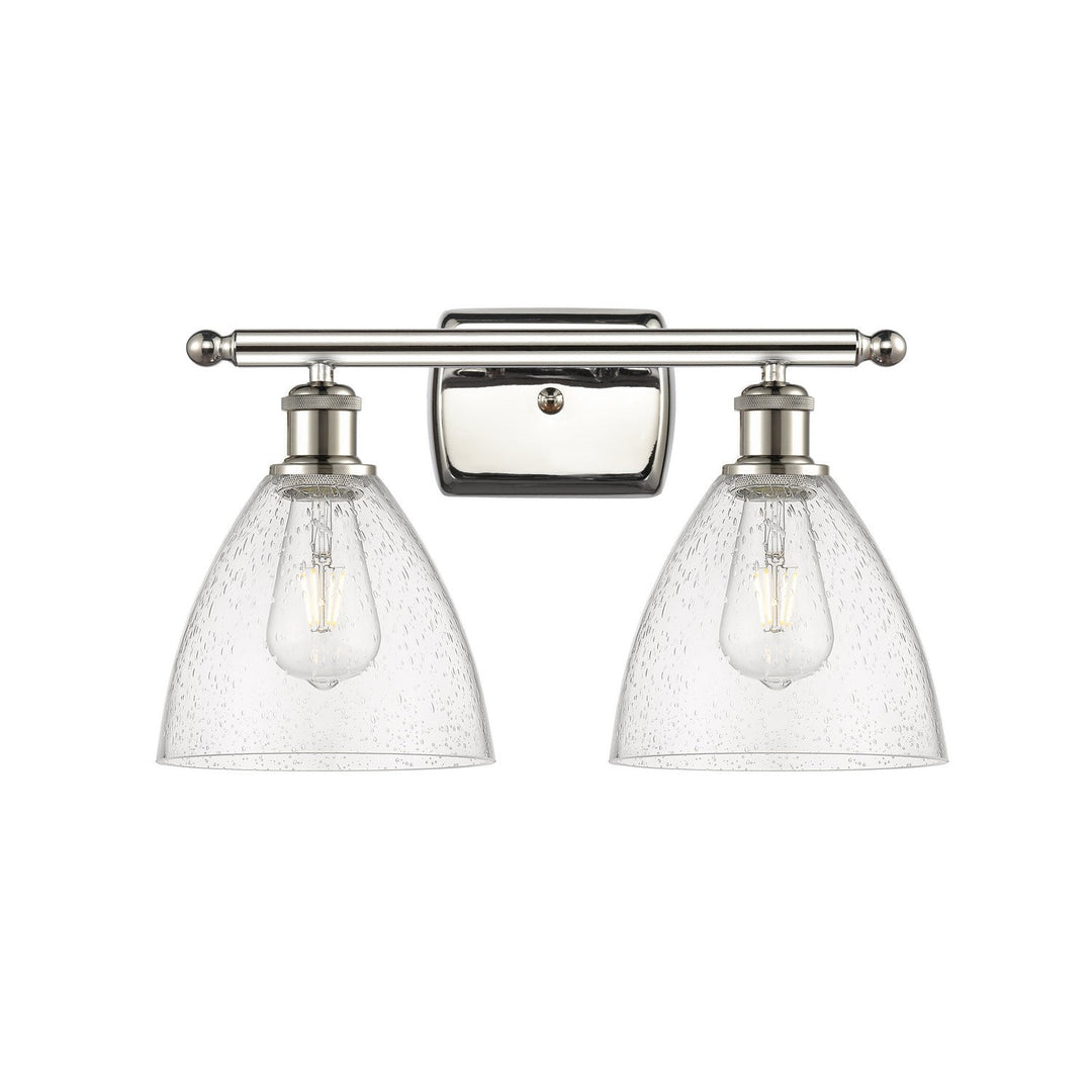 Innovations Ballston 516-2W-PN-GBD-754 Bath Vanity Light 18 in. wide - Polished Nickel