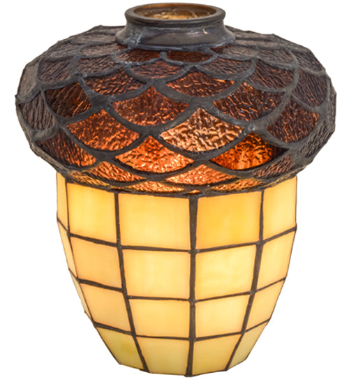 Meyda Tiffany Lighting 126555 Acorn Shade Lamp Shade Bronze / Dark