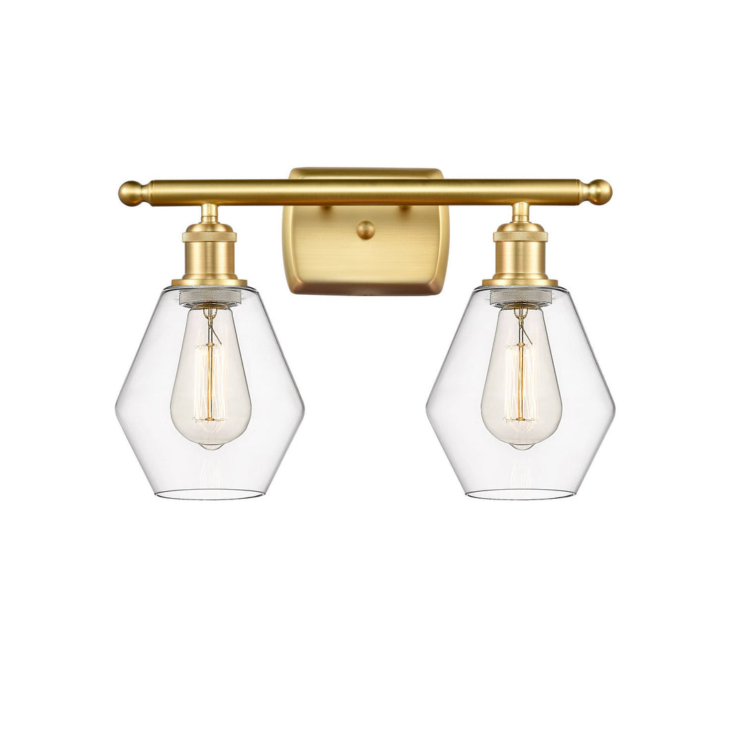 Innovations Ballston 516-2W-SG-G652-6-LED Bath Vanity Light 16 in. wide - Satin Gold