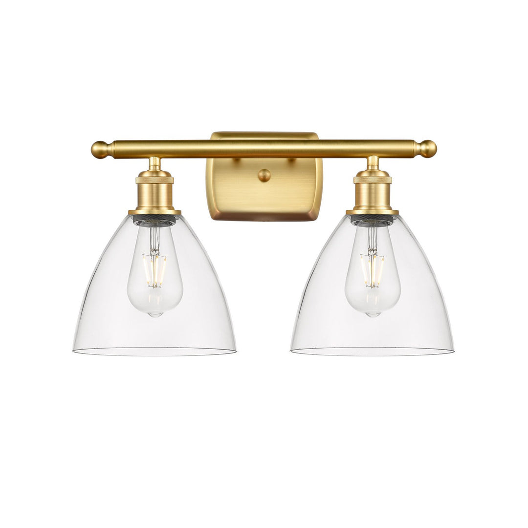 Innovations Ballston 516-2W-SG-GBD-752 Bath Vanity Light 18 in. wide - Satin Gold