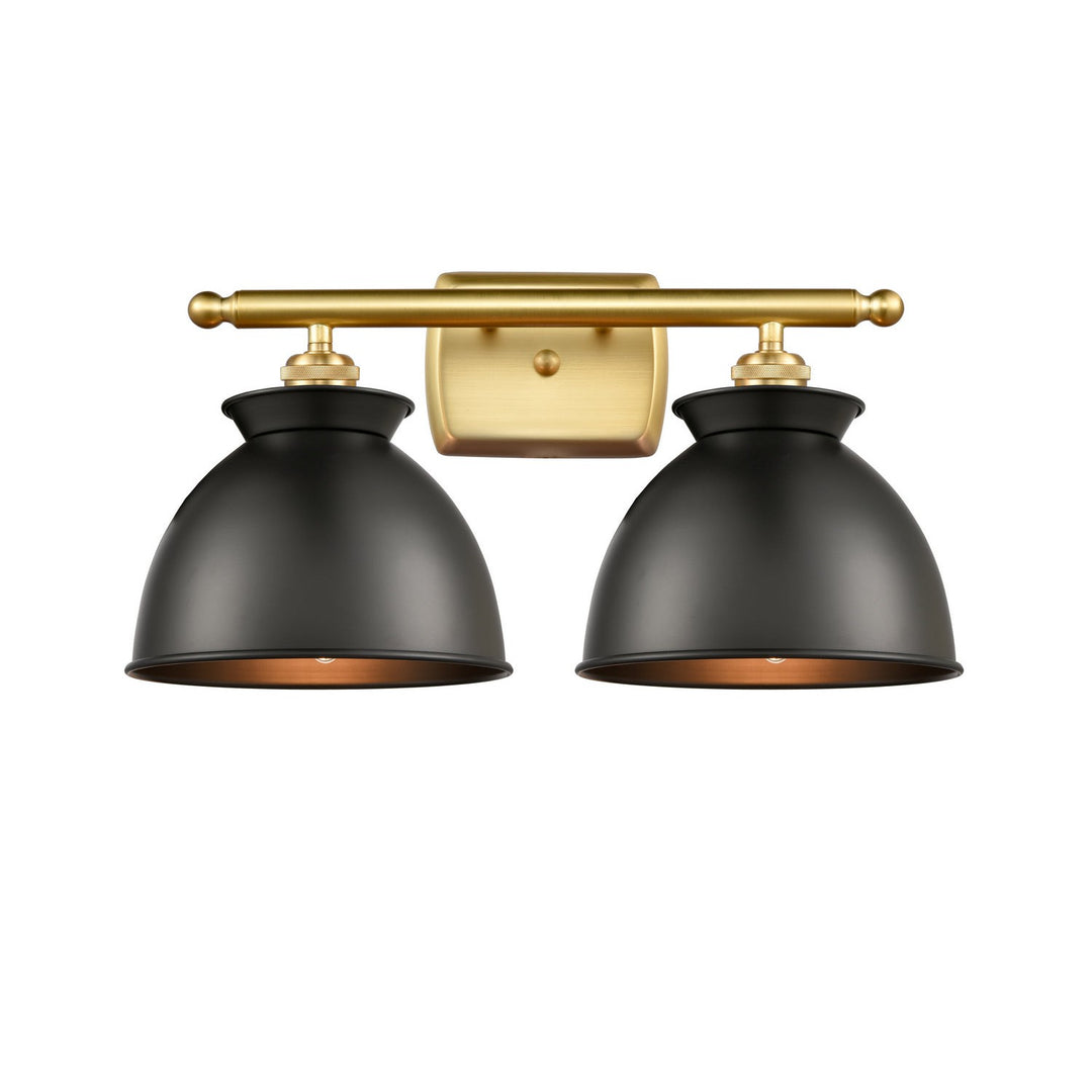 Innovations Ballston 516-2W-SG-M14-BK Bath Vanity Light 18 in. wide - Satin Gold