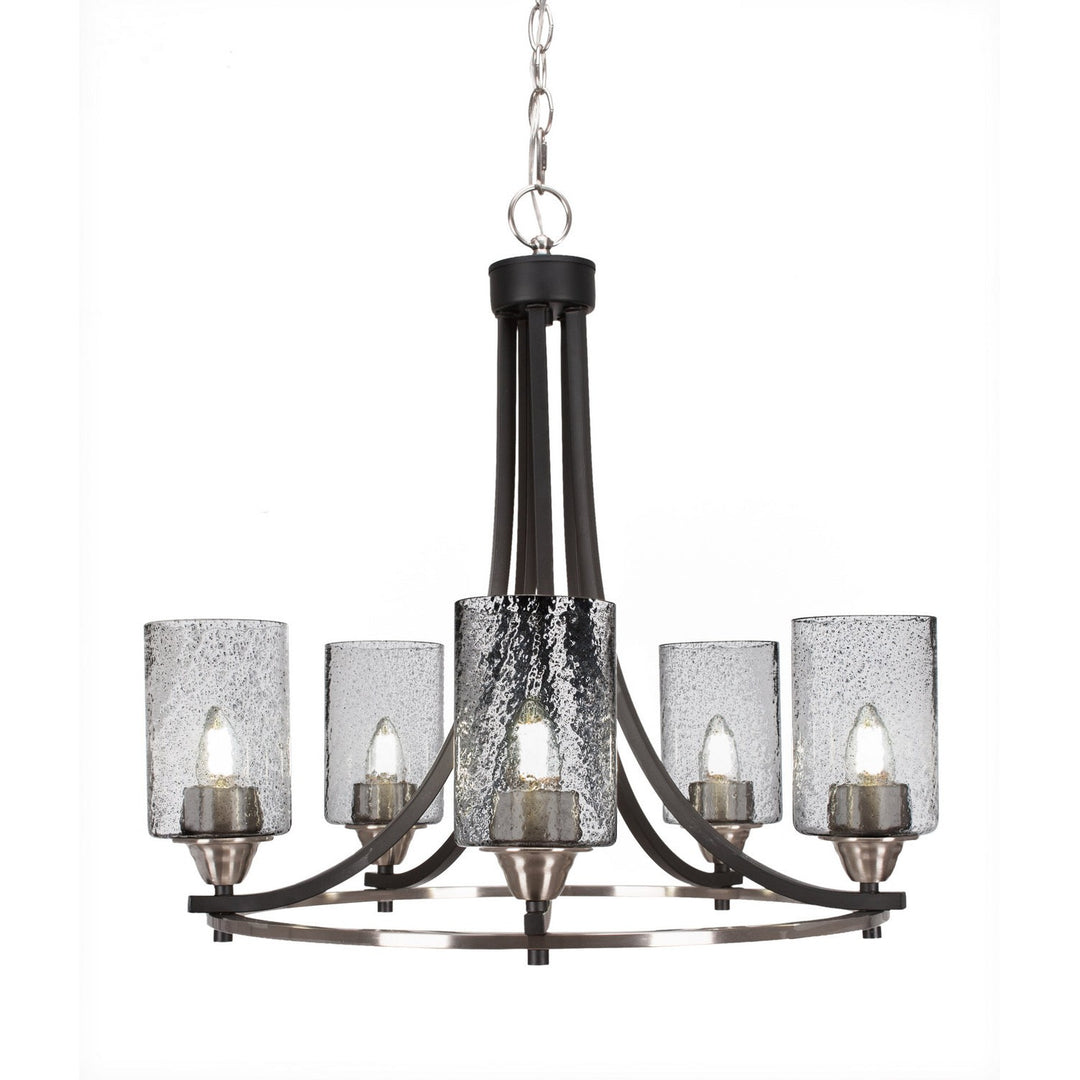 Toltec Paramount 3405-mbbn-530 Chandelier Light - Matte Black & Brushed Nickel