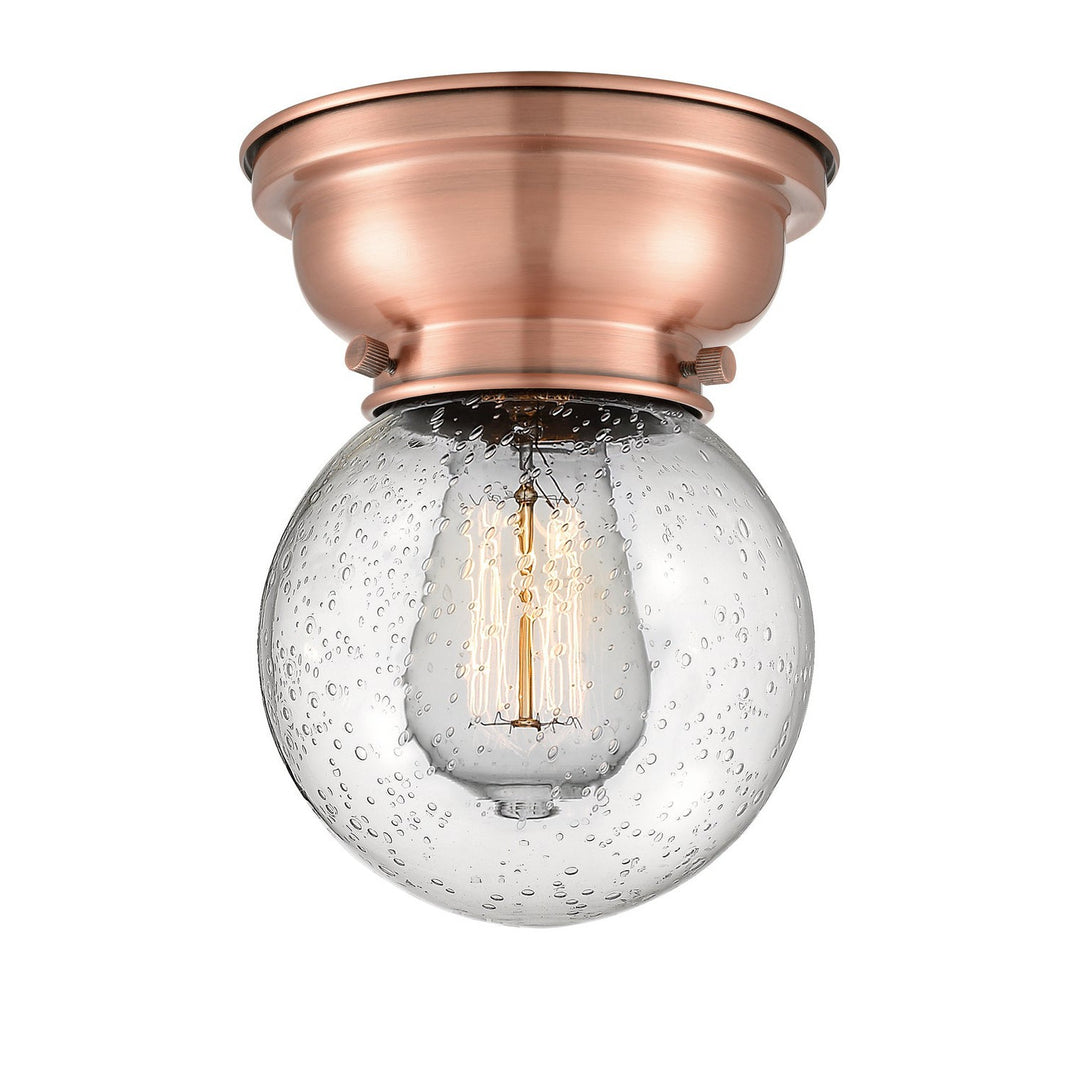 Innovations Aditi 623-1F-AC-G204-6-LED Ceiling Light - Antique Copper