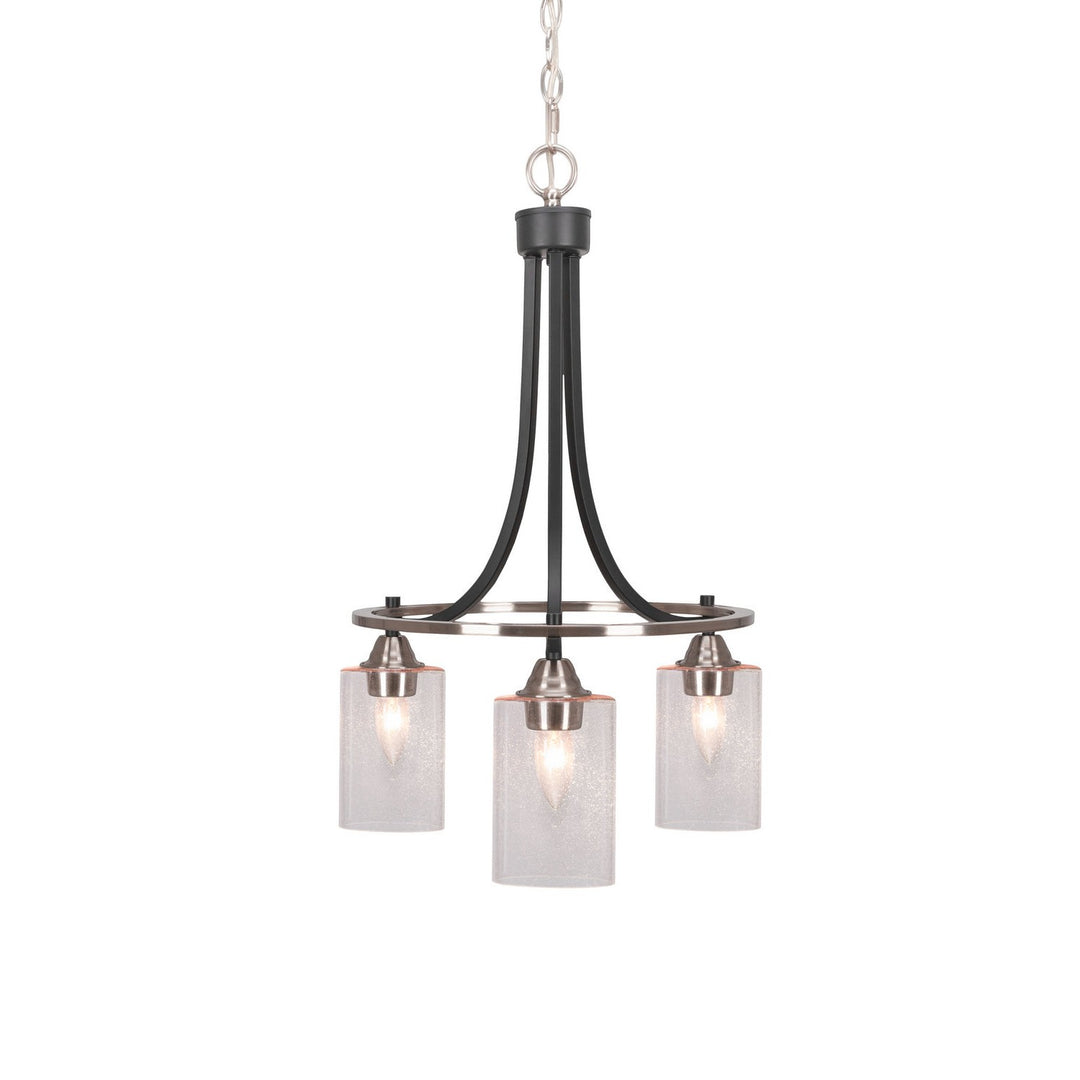 Toltec Paramount 3413-mbbn-300 Chandelier Light - Matte Black & Brushed Nickel