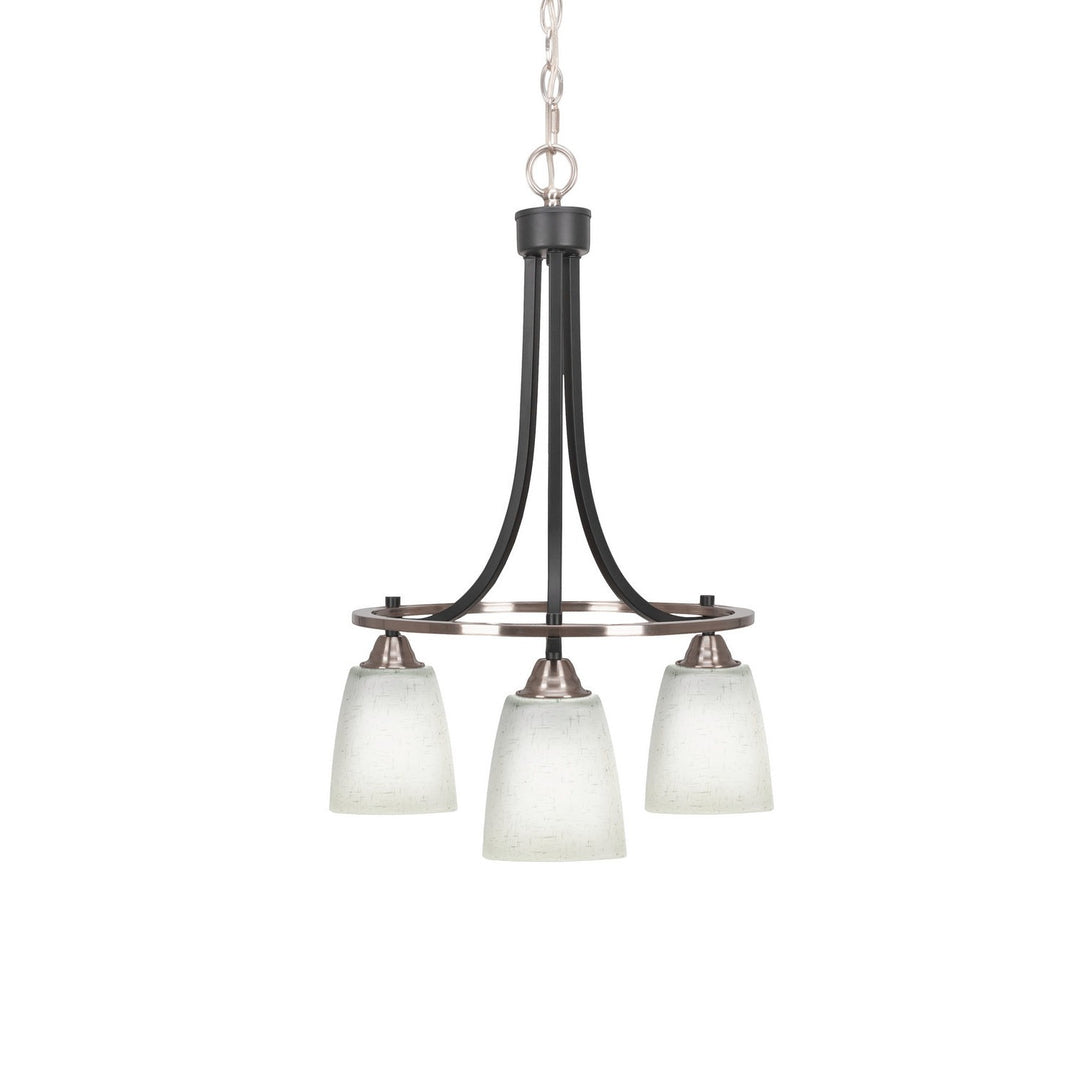 Toltec Paramount 3413-mbbn-460 Chandelier Light - Matte Black & Brushed Nickel