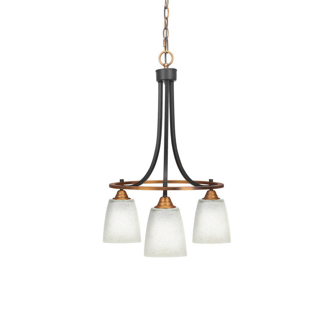 Toltec Paramount 3413-mbbr-460 Chandelier Light - Matte Black & Brass