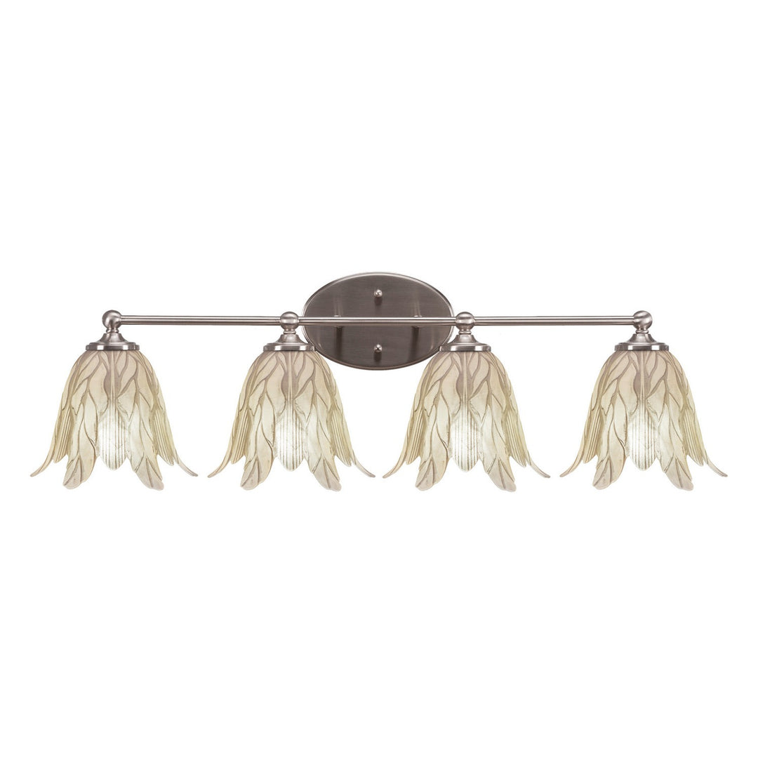 Toltec Capri 5914-bn-1025 Bath Vanity Light 33 in. wide - Brushed Nickel