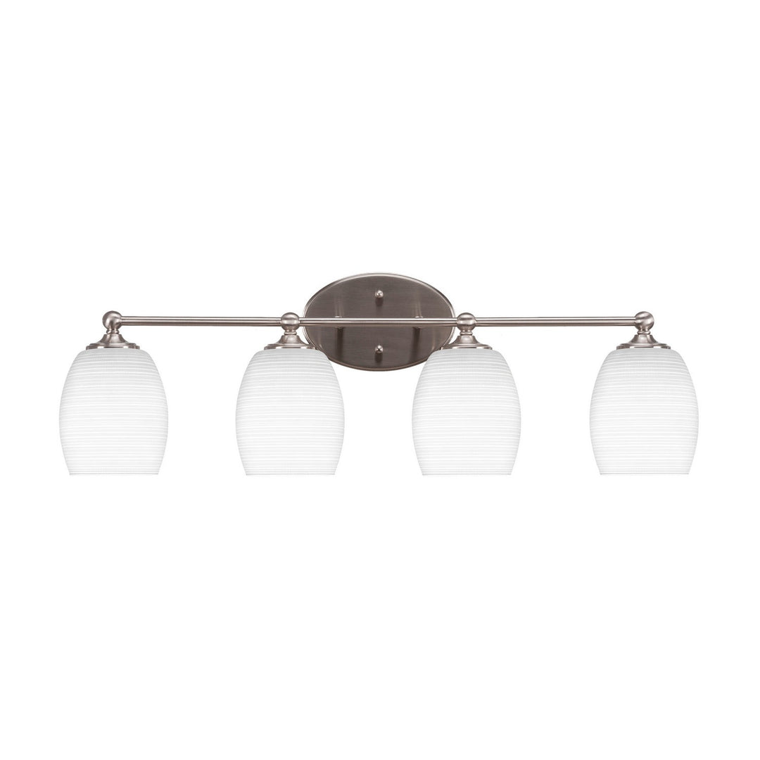 Toltec Capri 5914-bn-4021 Bath Vanity Light 30 in. wide - Brushed Nickel