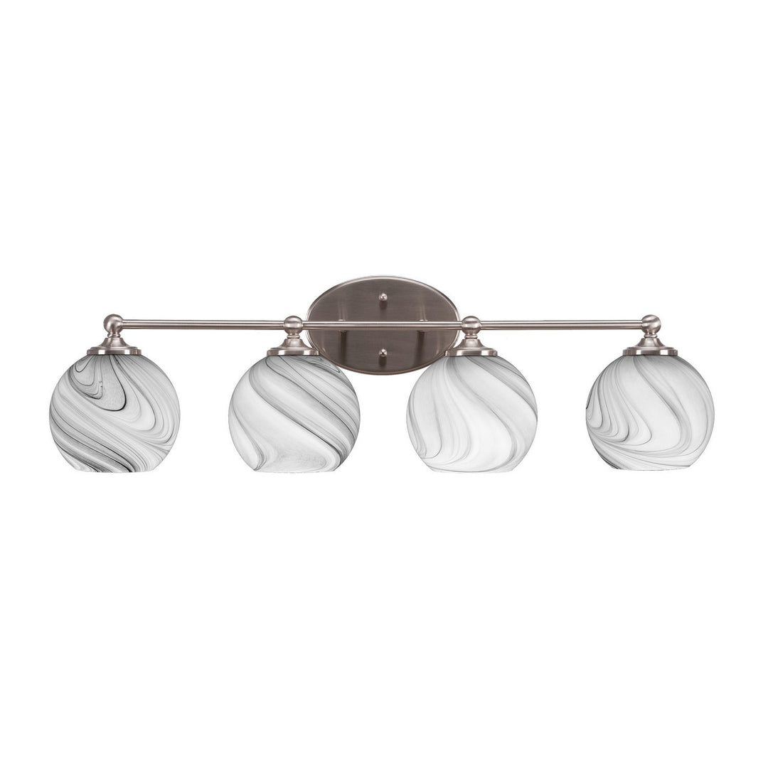 Toltec Capri 5914-bn-4109 Bath Vanity Light 31 in. wide - Brushed Nickel