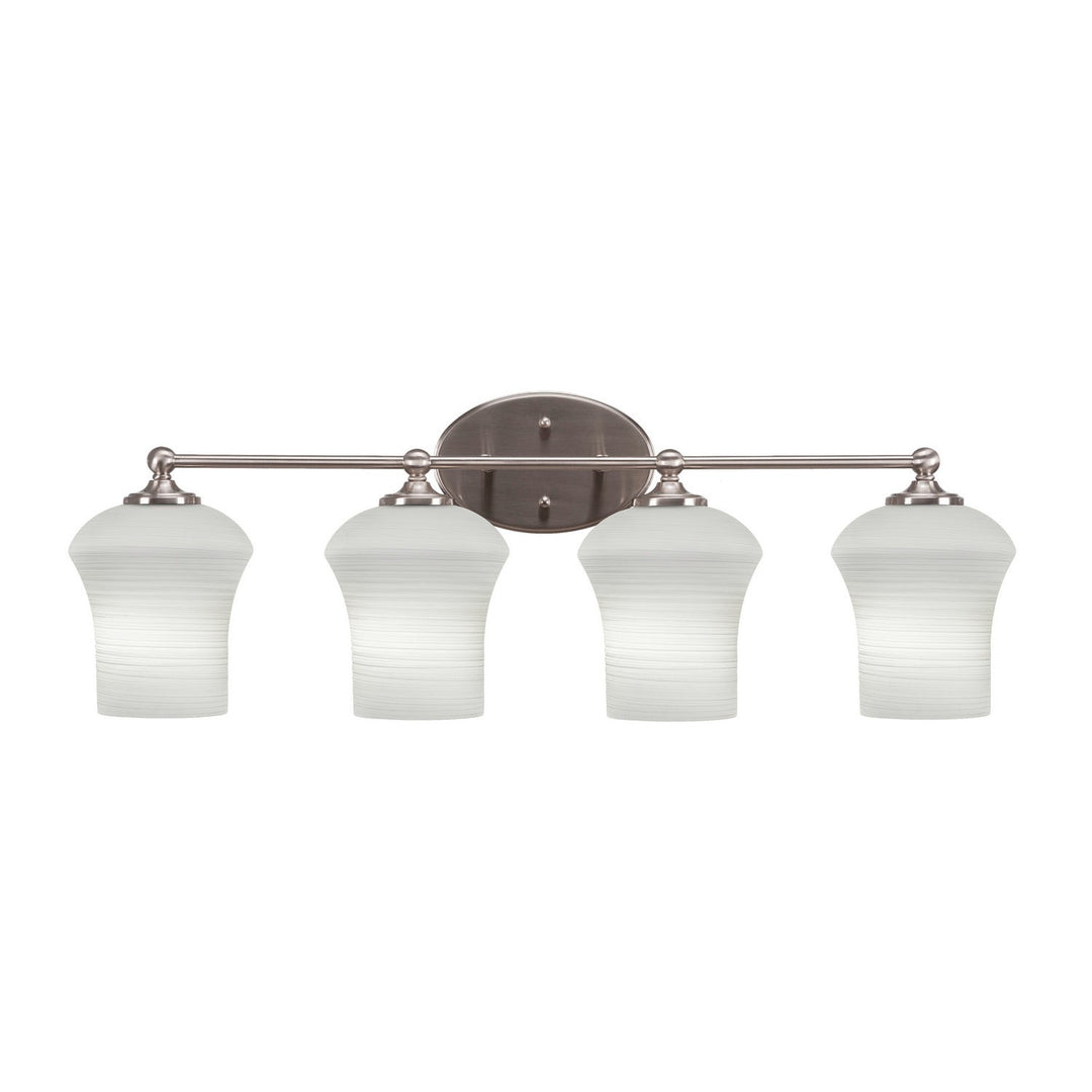 Toltec Capri 5914-bn-681 Bath Vanity Light 31 in. wide - Brushed Nickel