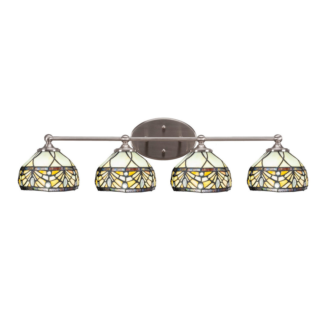 Toltec Capri 5914-bn-9485 Bath Vanity Light 32 in. wide - Brushed Nickel