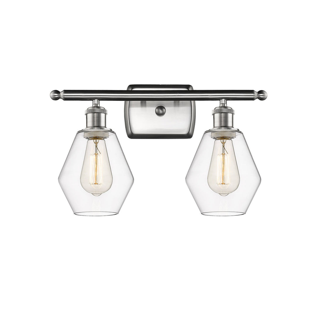 Innovations Ballston 516-2W-SN-G652-6-LED Bath Vanity Light 16 in. wide - Brushed Satin Nickel
