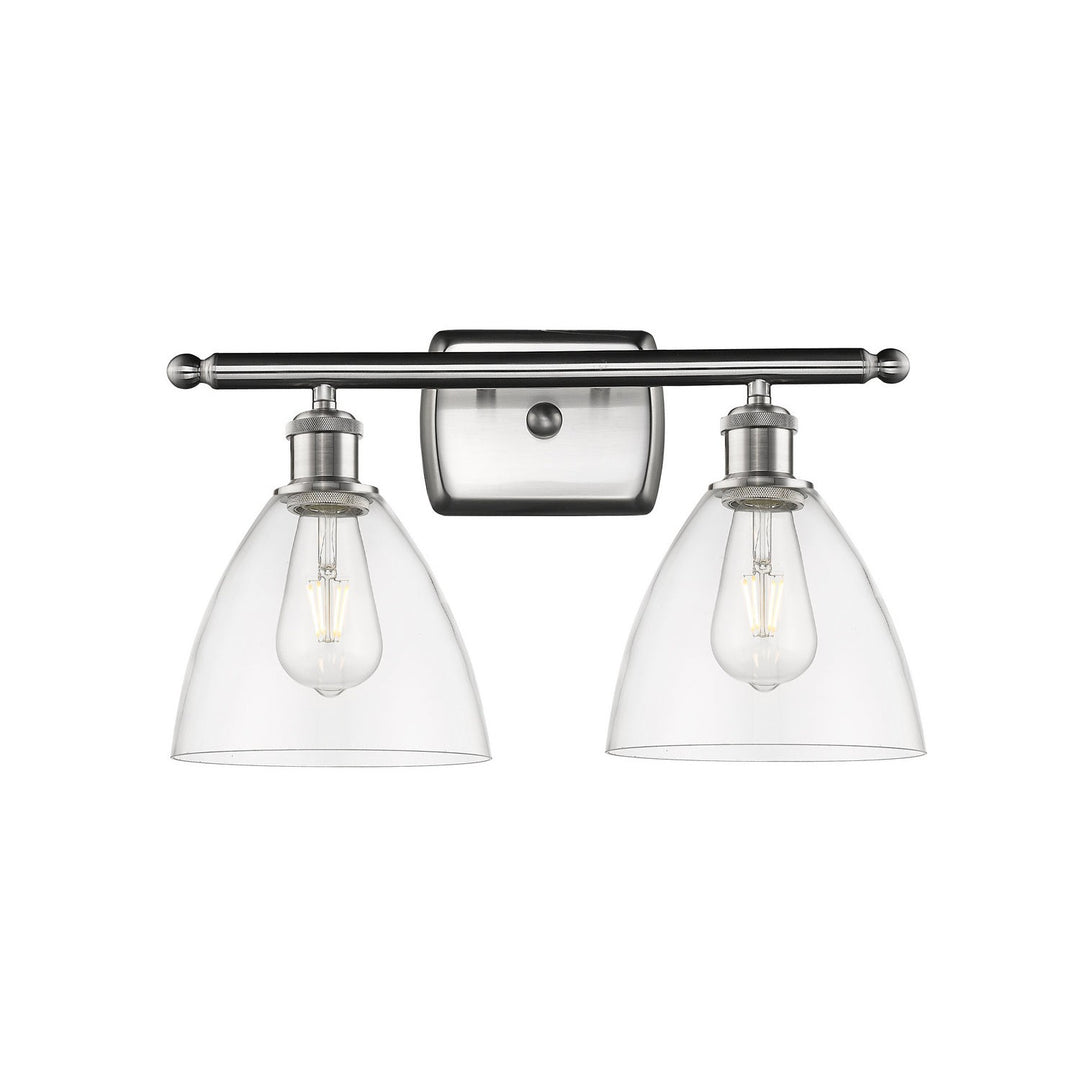 Innovations Ballston 516-2W-SN-GBD-752 Bath Vanity Light 18 in. wide - Brushed Satin Nickel