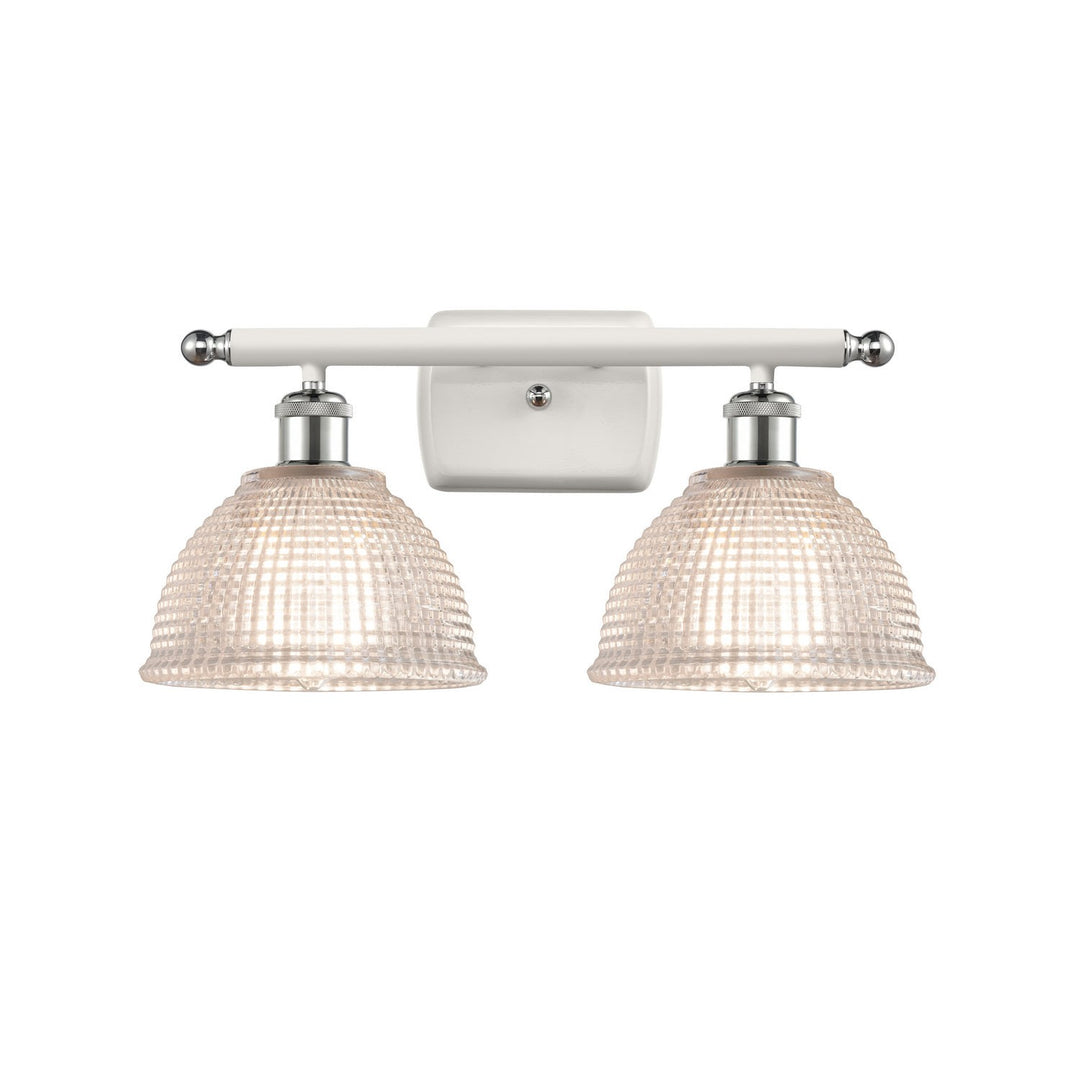 Innovations Ballston 516-2W-WPC-G422 Bath Vanity Light 16 in. wide - White and Polished Chrome