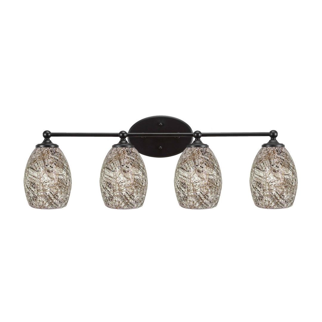 Toltec Capri 5914-mb-5054 Bath Vanity Light 30 in. wide - Brushed Nickel