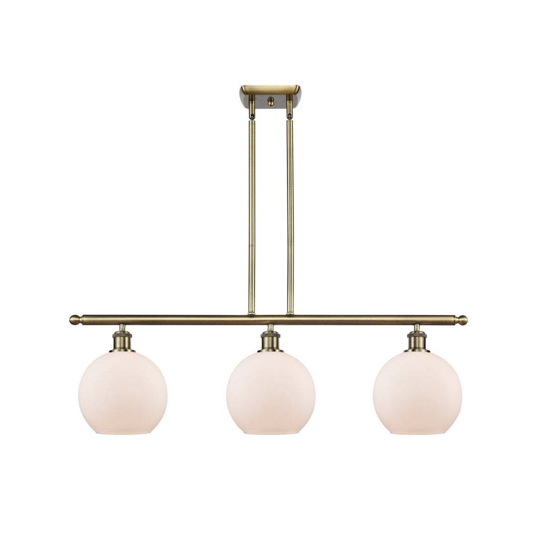 Innovations Ballston 516-3I-AB-G121-8-LED Pendant Light - Antique Brass