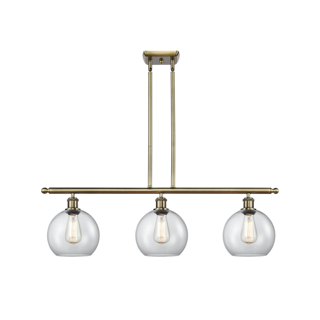 Innovations Ballston 516-3I-AB-G122-8-LED Pendant Light - Antique Brass