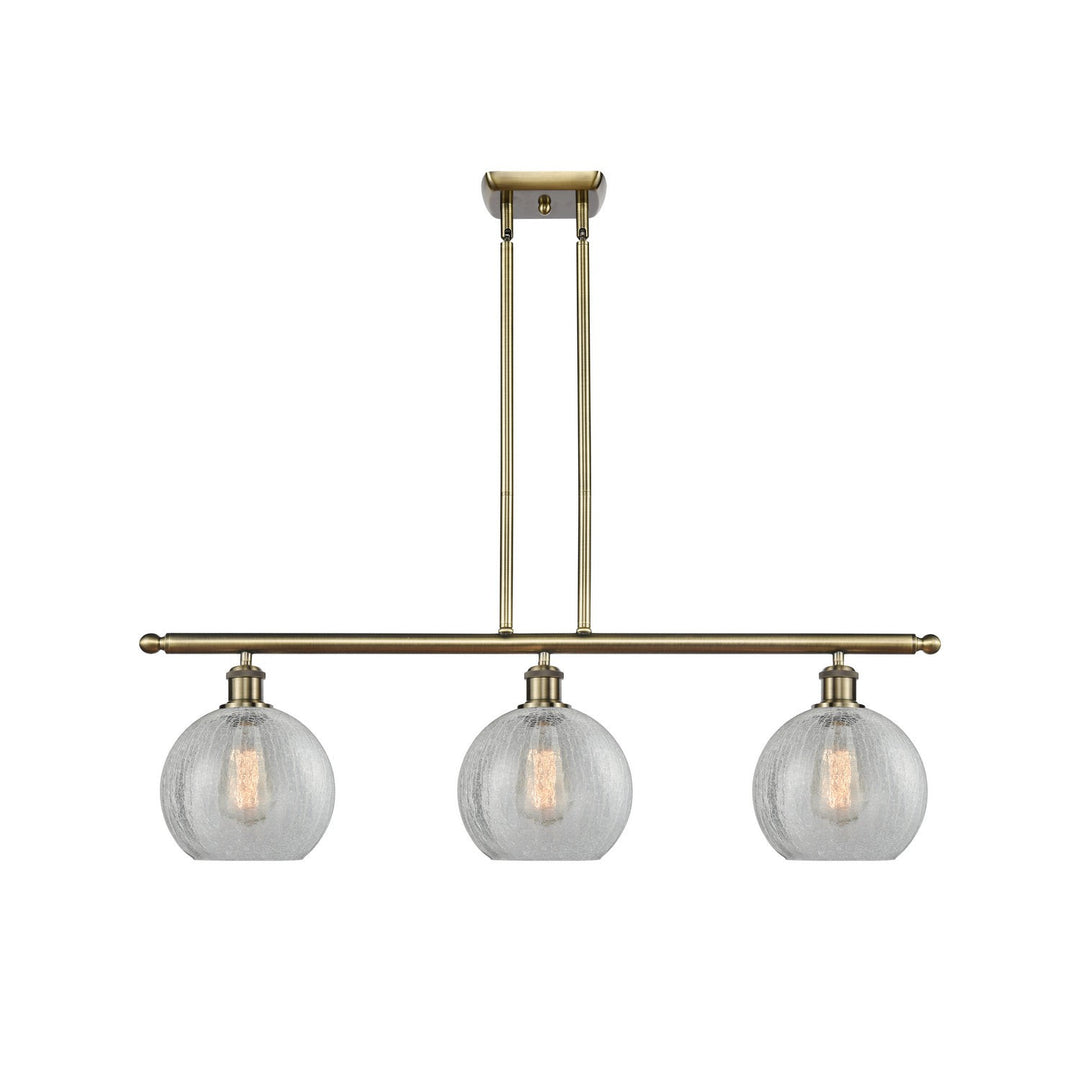 Innovations Ballston 516-3I-AB-G125-8-LED Pendant Light - Antique Brass