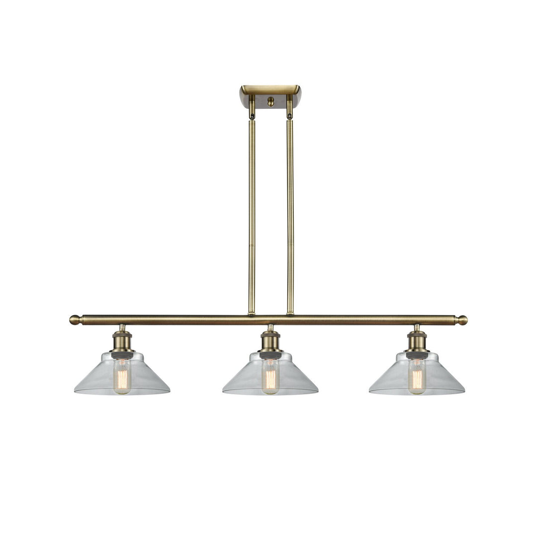 Innovations Ballston 516-3I-AB-G132 Pendant Light - Antique Brass