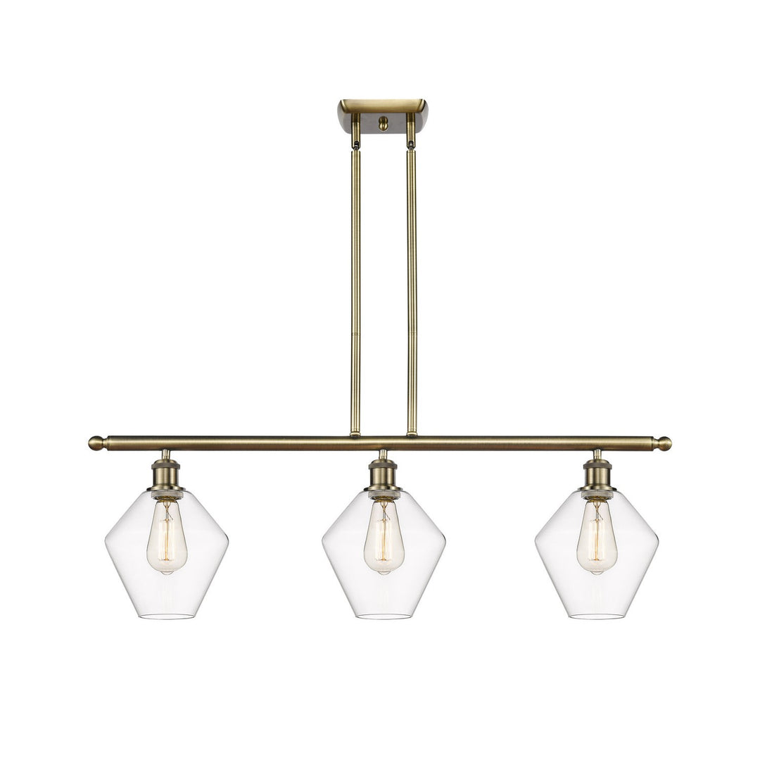 Innovations Ballston 516-3I-AB-G652-8-LED Pendant Light - Antique Brass