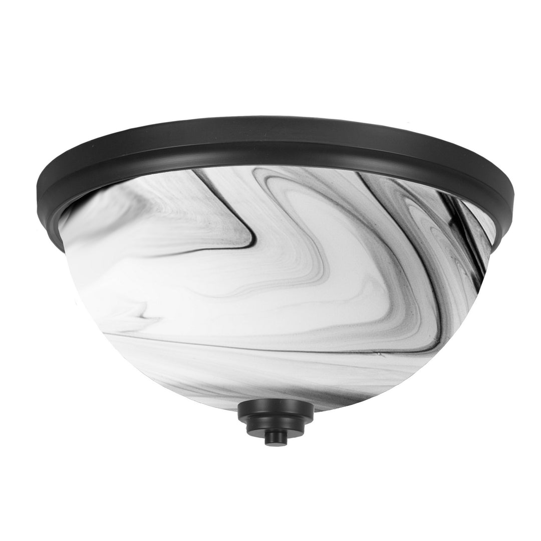 Toltec Flush Mounts 826-mb-9 Ceiling Light - Matte Black