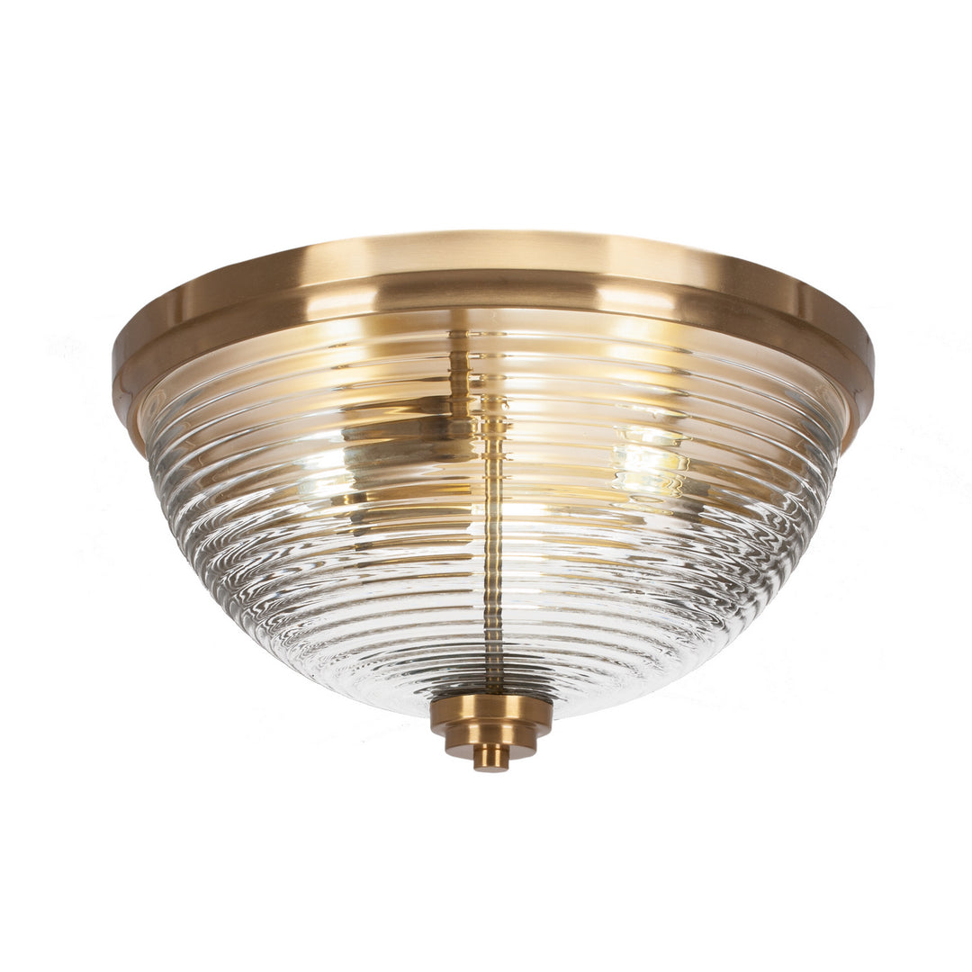 Toltec Flush Mounts 826-nab-6 Ceiling Light - New Age Brass