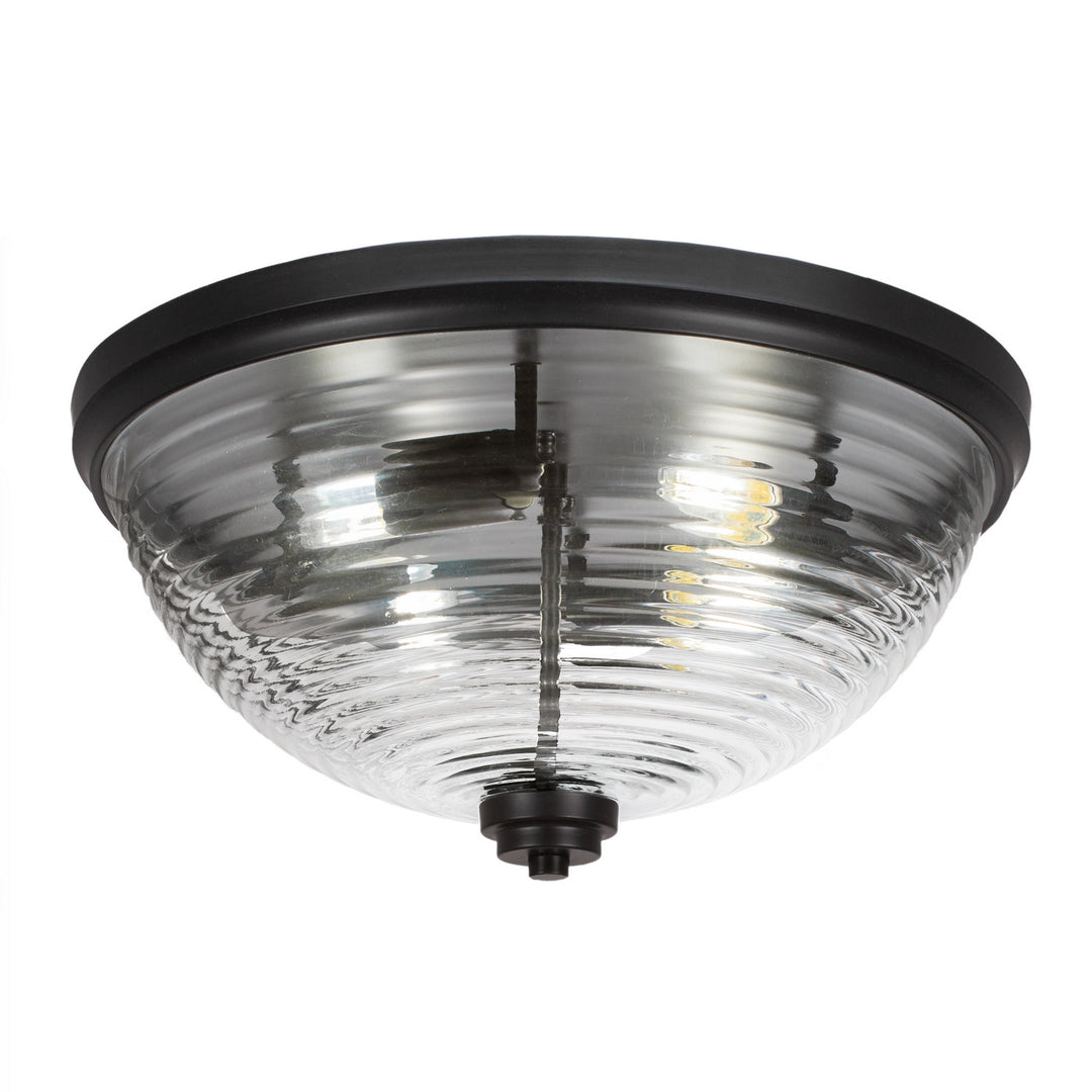 Toltec Flush Mounts 828-mb-6 Ceiling Light - Matte Black