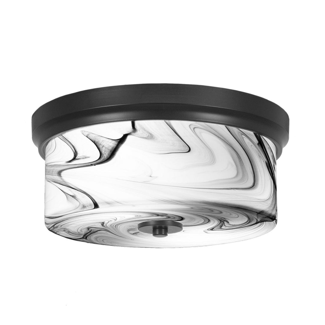 Toltec Flush Mounts 832-mb-9 Ceiling Light - Matte Black