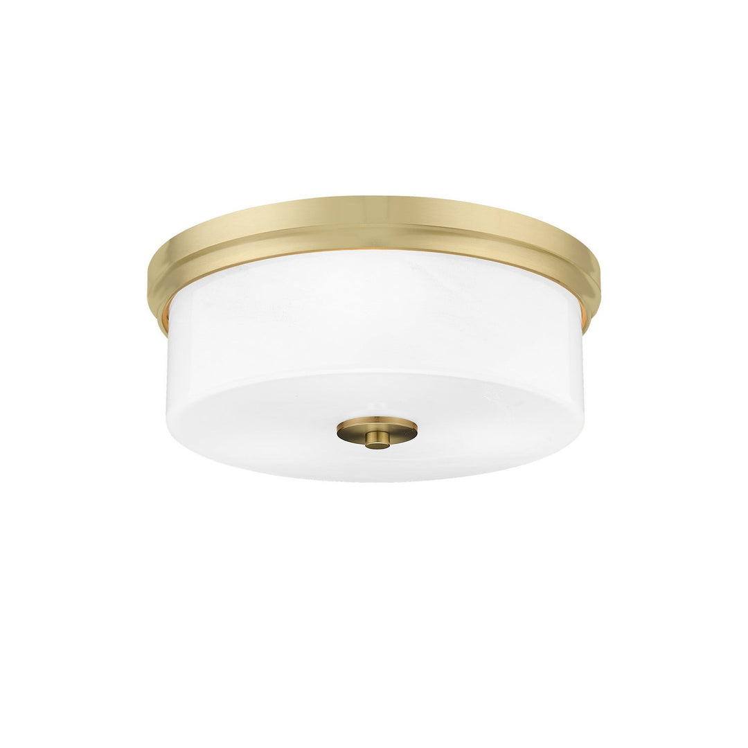 Toltec Flush Mounts 834-nab-1 Ceiling Light - New Age Brass