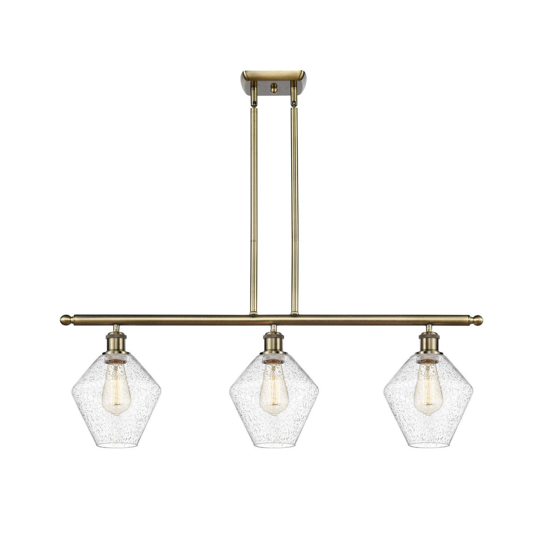 Innovations Ballston 516-3I-AB-G654-8-LED Pendant Light - Antique Brass
