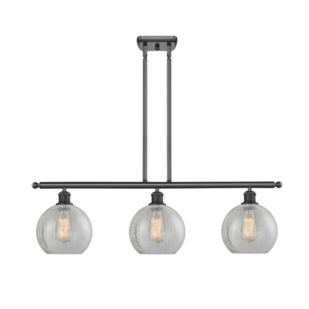 Innovations Ballston 516-3I-BK-G125-8 Pendant Light - Matte Black