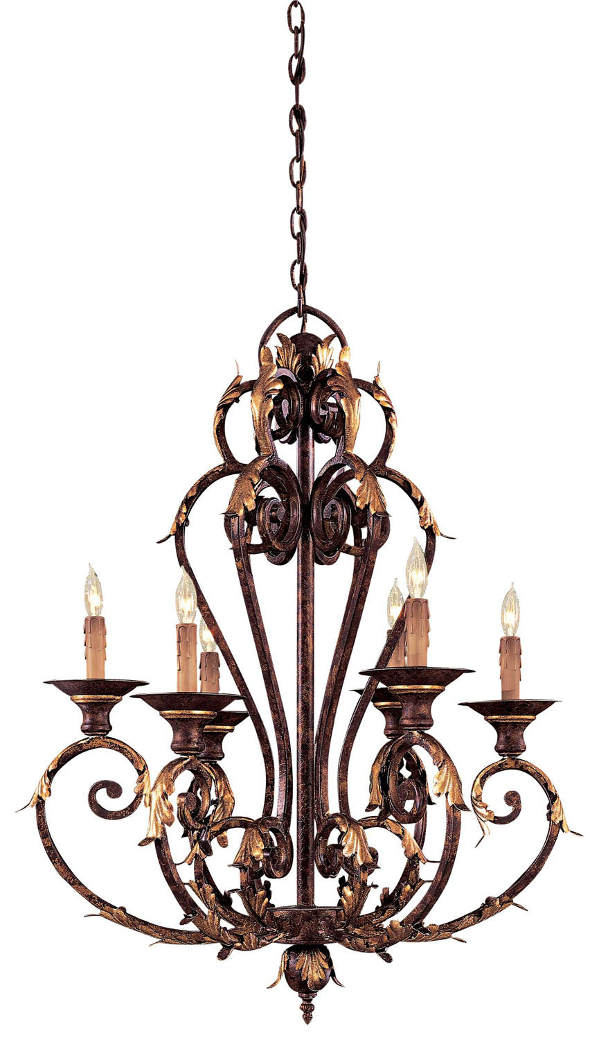 Metropolitan Zaragoza N6235-355 Chandelier Light - Golden Bronze